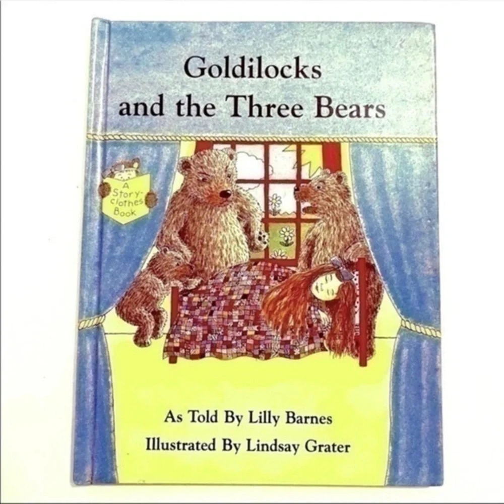 5 for $25! VINTAGE! Goldilocks & the 3 Bears Children’s Book!